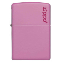 Zippo Classic Pink Matte Zippo Logo Çakmak - 1