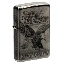 Zippo Harley-Davidson® Ebony Eagle Çakmak - 1