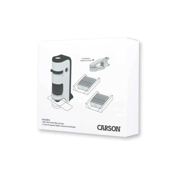 Carson MP-250 MicroFlip® 100x-250x Led UV Cep Mikroskobu + 24 Adet Slayt Set - CARSON OPTICAL INC. (1)