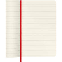 Moleskine Classic Kırmızı Çizgili Cep Boy Defter, Yumuşak Kapak - 3