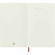 Moleskine Classic Kırmızı Çizgili L Boy Defter, Yumuşak Kapak - 2