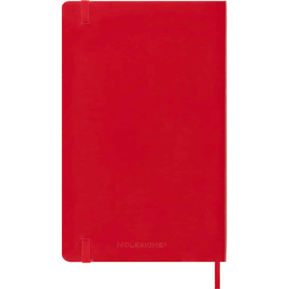 Moleskine Classic Kırmızı Çizgili L Boy Defter, Yumuşak Kapak - 5