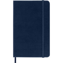 Moleskine Classic Safir Mavi Çizgili Cep Boy Defter, Sert Kapak - 1