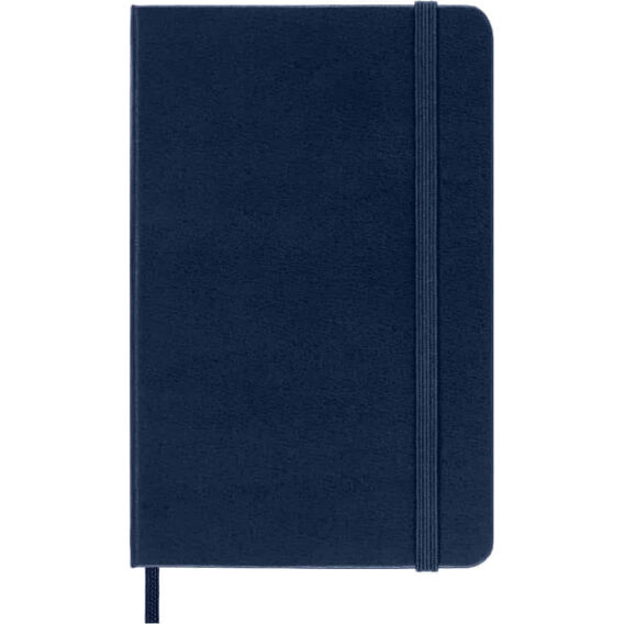 Moleskine Classic Safir Mavi Çizgili Cep Boy Defter, Sert Kapak - MOLESKINE