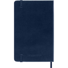 Moleskine Classic Safir Mavi Çizgili Cep Boy Defter, Sert Kapak - 5