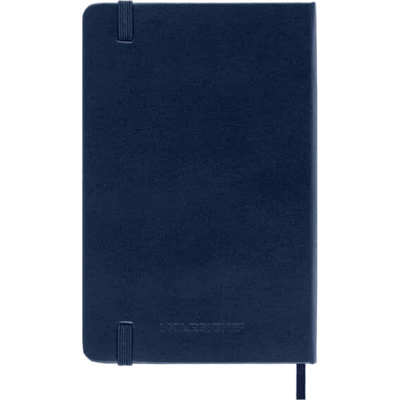 Moleskine Classic Safir Mavi Çizgili Cep Boy Defter, Sert Kapak - 5