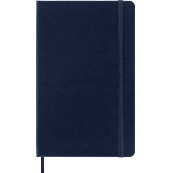 Moleskine Classic Safir Mavi Çizgili L Boy Defter, Sert Kapak - MOLESKINE