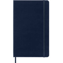 Moleskine Classic Safir Mavi Çizgisiz L Boy Defter, Sert Kapak - 1