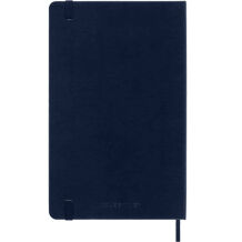 Moleskine Classic Safir Mavi Çizgisiz L Boy Defter, Sert Kapak - 5