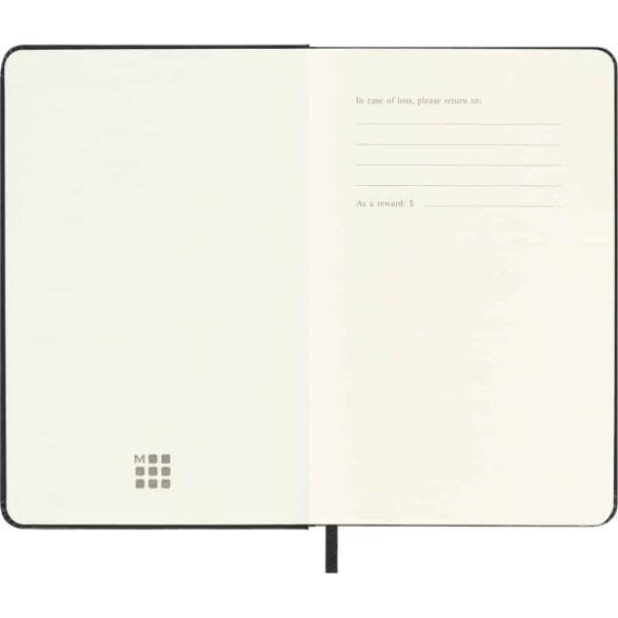 Moleskine Classic Siyah Çizgisiz Cep Boy Defter, Sert Kapak - MOLESKINE (1)