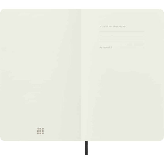 Moleskine Classic Siyah Çizgisiz L Boy Defter, Yumuşak Kapak - MOLESKINE (1)