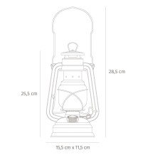 Feuerhand 276-MATTSCHWARZ Gazlı Fener Mat Siyah - 6