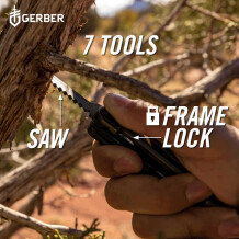 Gerber Gear Armbar Scout 7-in-1 Çok Amaçlı Çakı - Turuncu - 8