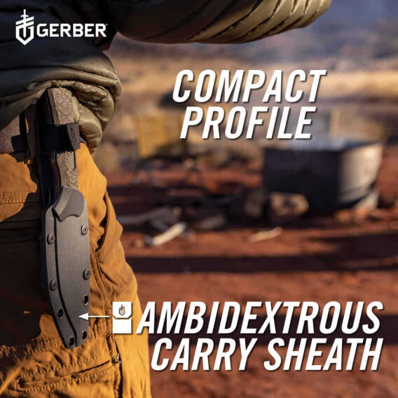 Gerber Gear Convoy Sabit Bıçak - Kahverengi - 7