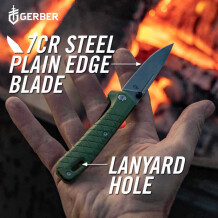 Gerber Gear Zilch Katlanır Cep Çakısı - Mat Kırmızı - 10