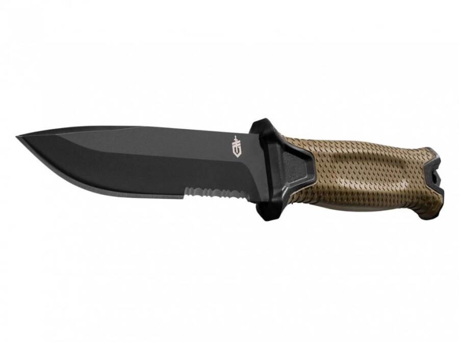 Gerber StrongArm Fixed Testere Ağızlı Kahverengi Bıçak Blisterli (31-003655) - GERBER (1)