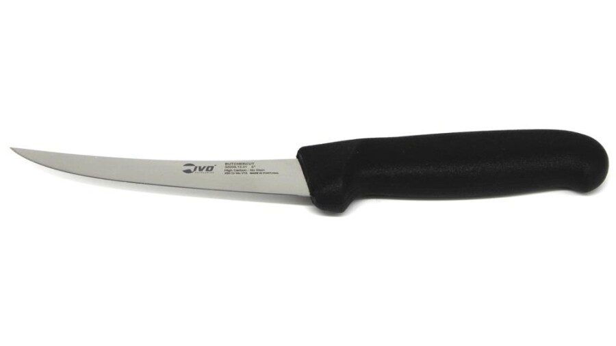 Ivo 32003 ButcherCut 13cm Siyah Yarı Esnek Kemik Sıyırma Bıçağı - IVO CUTELARIAS LDA