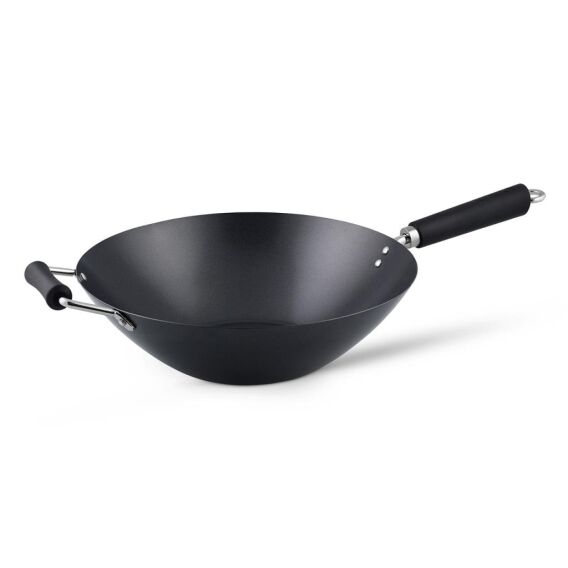 ​Ken Hom KH435001 Karbon Çelik 35cm Yapışmaz Wok Tava - KENHOM (1)