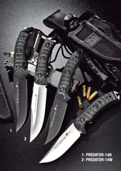 Muela PREDATOR-14N Predator Serisi Siyah Micarta Bıçak - MUELA (1)