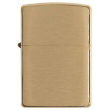 Zippo Classic Brushed Brass Çakmak - 1