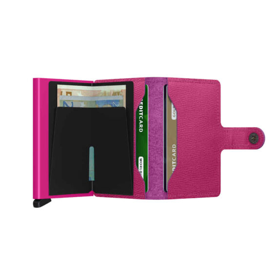 Secrid Miniwallet Crisple, Fuchsia - 3