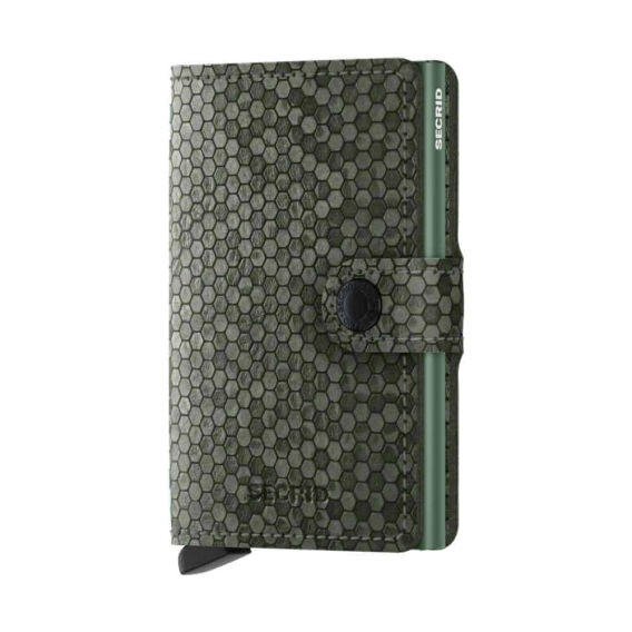 Secrid Miniwallet Hexagon, Green - SECRID