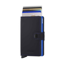 Secrid Miniwallet Matte, Black-Blue - 2