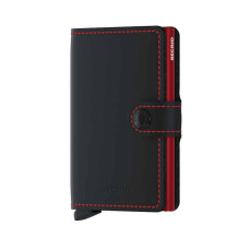 Secrid Miniwallet Matte, Black-Red - 1