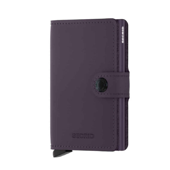 Secrid Miniwallet Matte, Dark Purple - SECRID