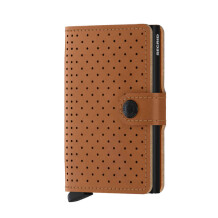 Secrid Miniwallet Perforated, Cognac - 1