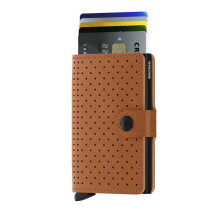 Secrid Miniwallet Perforated, Cognac - 2