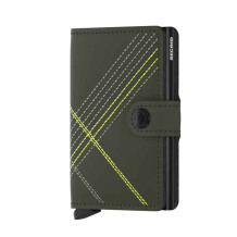 Secrid Miniwallet Stitch Line, Lime - 1