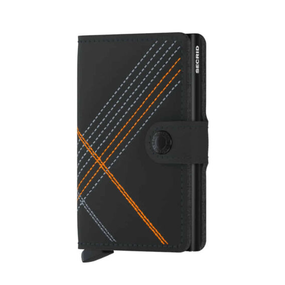 Secrid Miniwallet Stitch Line, Orange - SECRID