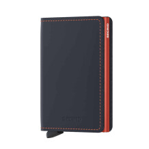 Secrid Slimwallet Matte, Night Blue-Orange - 1