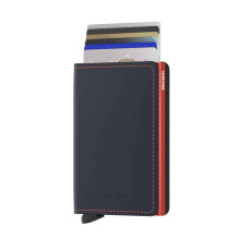 Secrid Slimwallet Matte, Night Blue-Orange - 2