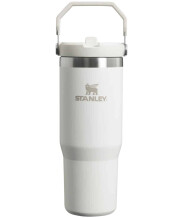 Stanley The IceFlow Flip Straw Pipetli Termos Bardak 0.89L, Beyaz - 1