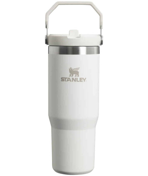 Stanley The IceFlow Flip Straw Pipetli Termos Bardak 0.89L, Beyaz - STANLEY