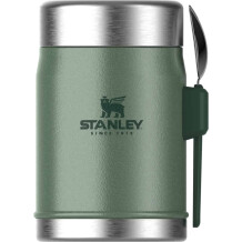 Stanley Classic Paslanmaz Çelik Yemek Termosu Kaşıklı 0.40L, Yeşil - 1