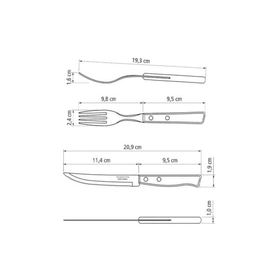 Tramontina 22299-009 12 Parça Barbekü Seti - 3