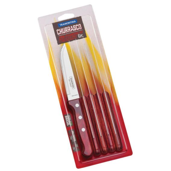 Tramontina Churrasco 21413/675 Jumbo Biftek-Steak Bıçağı (6lı Blister) - TRAMONTINA