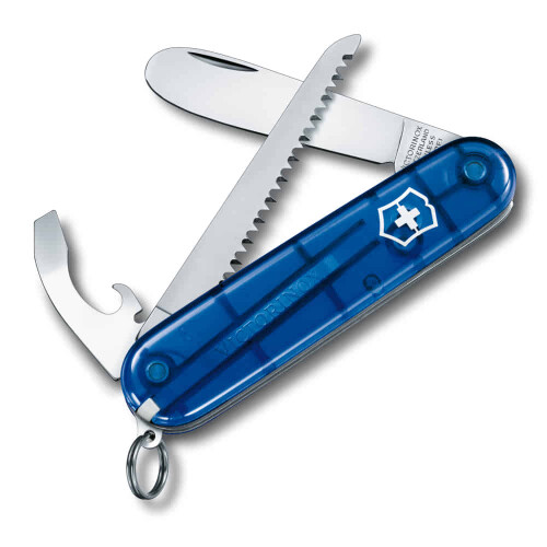 Victorinox 0.2373.T2 My first Victorinox Çakı, Şeffaf Mavi - VICTORINOX ÇAKI