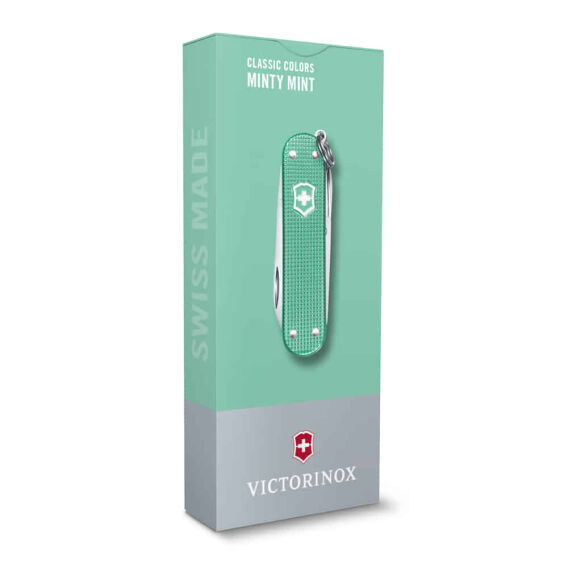 Victorinox 0.6221.221G Classic Alox Çakı, Minty Mint - 4