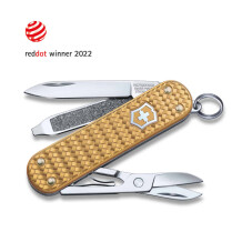 Victorinox 0.6221.408G Classic Alox Çakı, Gold - 1