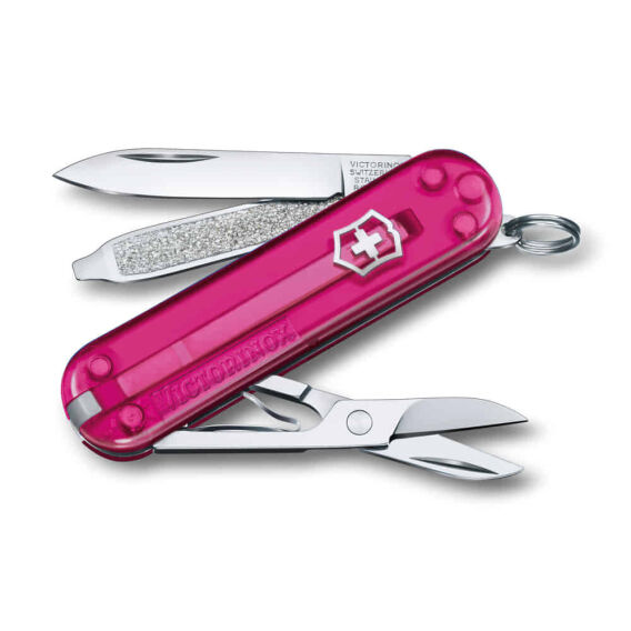 Victorinox 0.6223.T5G Classic Çakı, Şeffaf Pembe - VICTORINOX ÇAKI