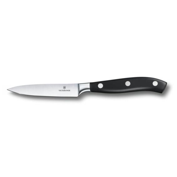 Victorinox 7.7203.10G Grand Maître 10cm Siyah Dövme Çelik Soyma Bıçağı, Hediye Kutulu - VICTORINOX MUTFAK