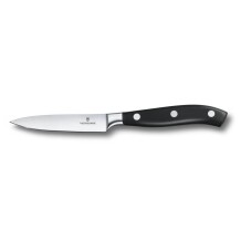 Victorinox 7.7203.10G Grand Maître 10cm Siyah Dövme Çelik Soyma Bıçağı, Hediye Kutulu - 1