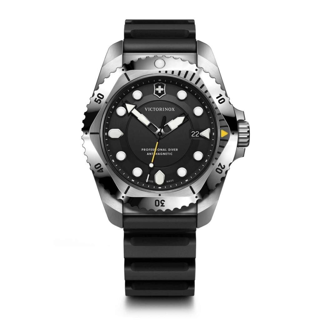 Victorinox 241990 Dive Pro Quartz Erkek Kol Saati, Siyah - VICTORINOX SWISS ARMY