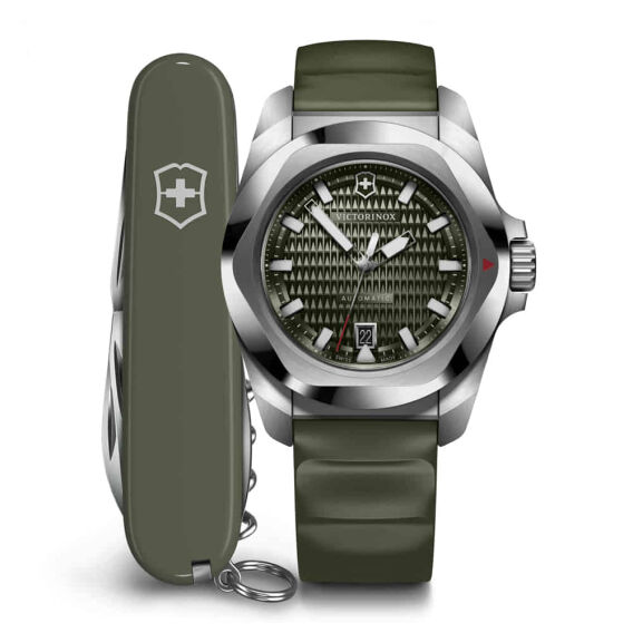 Victorinox 242017.1 I.N.O.X. Otomatik Erkek Kol Saati + Çakı Set - VICTORINOX SWISS ARMY