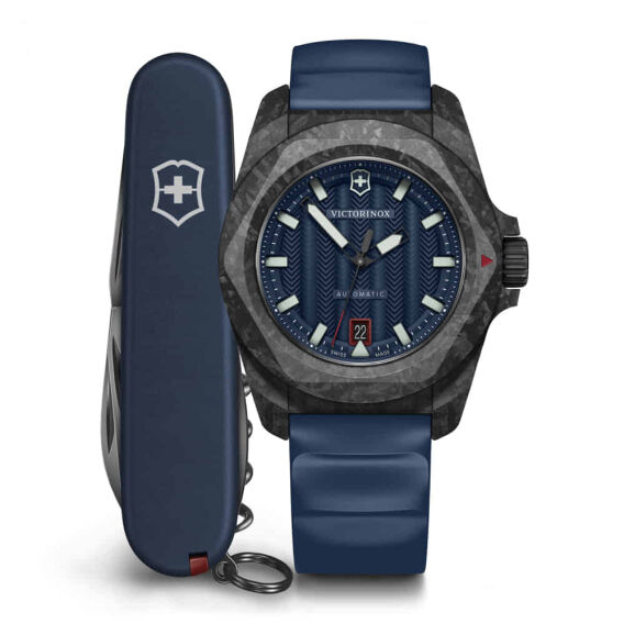 Victorinox 242022.1 I.N.O.X. Otomatik Erkek Kol Saati + Çakı Set - VICTORINOX SWISS ARMY