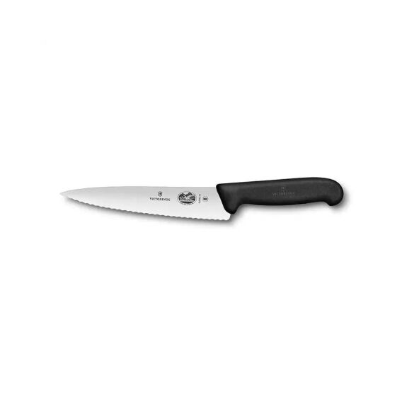 Victorinox 5.2033.19 19cm Siyah Tırtıklı Dilimleme Bıçağı - VICTORINOX MUTFAK